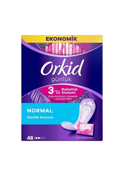 Günlük Ped Günlük Koruma Dev Ekonomi Paketi 48 Ped Tekli Paketlerde