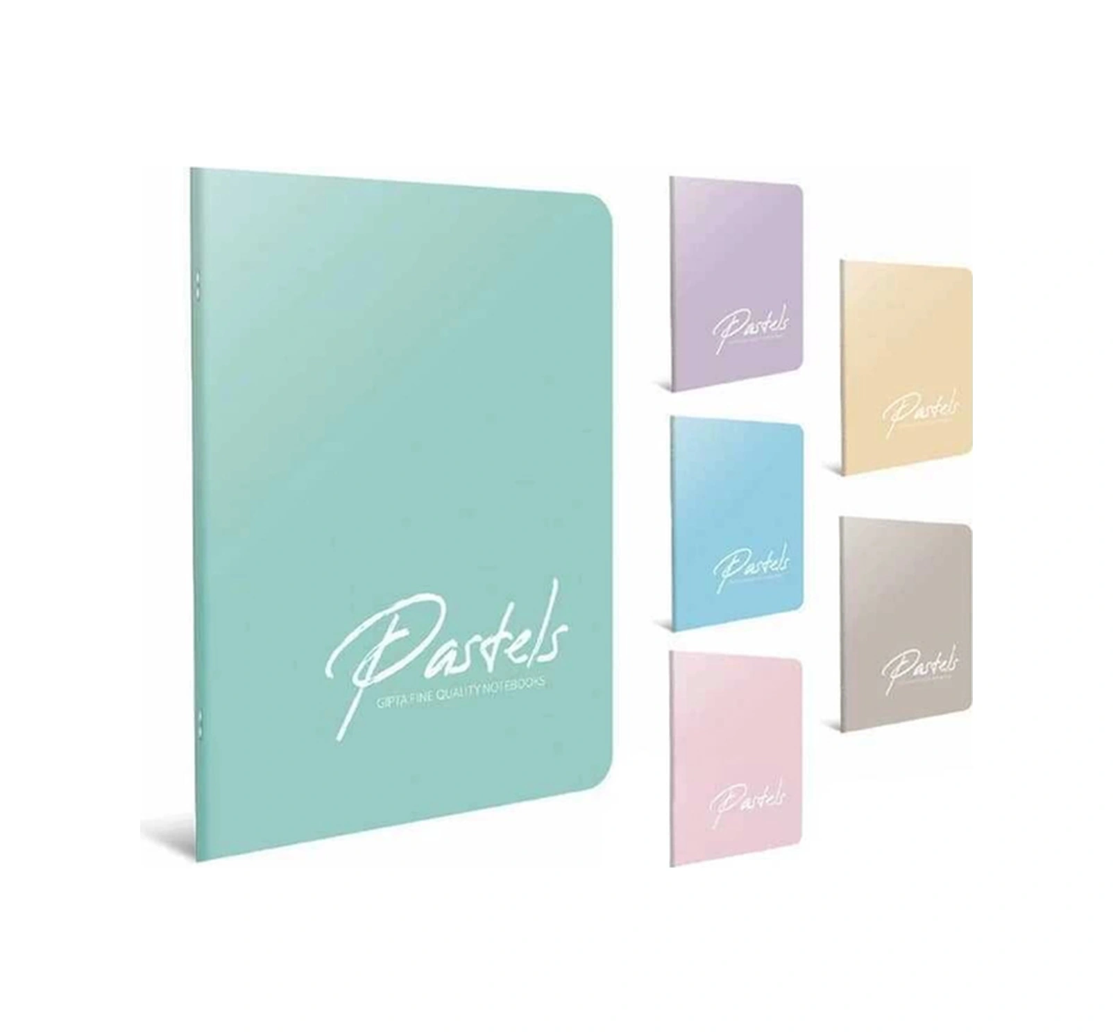 Defter Pastels Tel Dikişli Plastik Kapak A4 60 Yaprak Çizgisiz
