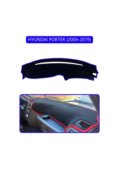 Hyundai Porter 2004-2019torpido Koruma Halısı Mavi Kenar
