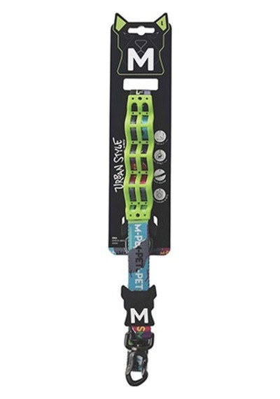 M-pets Urban Style Dna Köpekler İçin Şok Emici Gezdirme Kayışı Large 2,5x120 Cm 244-58053.02 Çok Renkli
