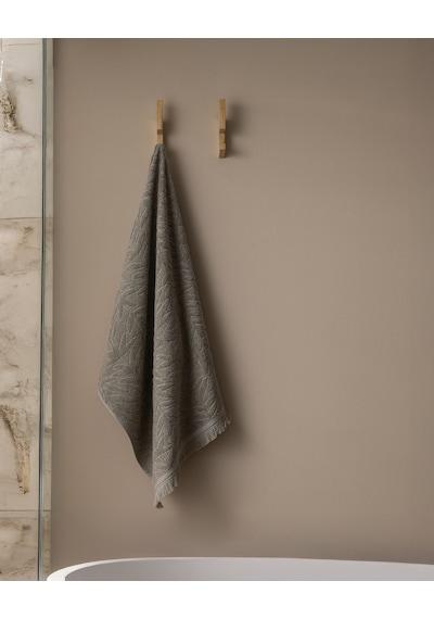Madame Coco Aurole %100 Pamuk Banyo Havlusu - Haki - 70x140 Cm 8684427297728 Çok Renkli