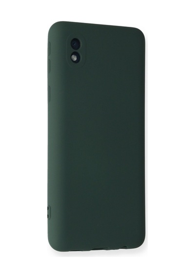 Samsung Galaxy Uyumlu A01 Core Kılıf Nano İçi Kadife Silikon - Koyu Yeşil Bz8683140167080