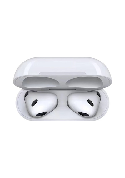Movenchy Apple Uyumlu AirPods Tesna Buds 4 Aktif Gürültü Engelleyici Özellikli Bluetooth Kulaklık - Beyaz Resimdeki