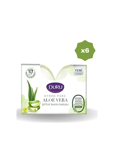 Duru Hydro Pure Kalıp Sabunu Aloevera 270 G 6 Adet