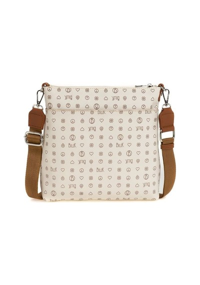 Bilik Deri Monogram Bej/taba Kadın Çapraz Askılı Çanta Mtş 269-mn 001