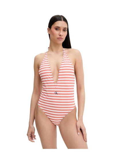 Calvin Klein Kadın Turuncu Derin V Yaka Mayo Lv00q61216-16310