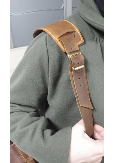 Nyc Giyim Tekstil Hakiki Dana Derisi El Dikişli Deri Evrak Çantası, Omuz Askılı, Çok Gözlü, 35x26x9 Cm, Laptop Ve Tablet İçin İdeal,siyah,kahve,taba Carzy Renk Seçenekleriyle