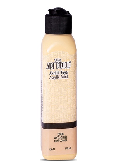 Akrilik Boya 140 Ml Ayçiçeği 070r-3058 Tek Renk