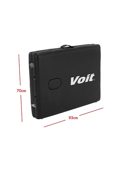 Voit 55003 Siyah Çanta Şeklinde Katlanabilir Masaj Masası + Kılıf