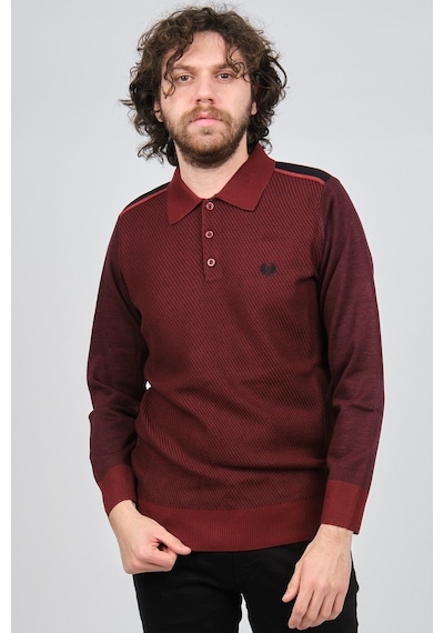 Pelikan Erkek Polo Yaka Kazak 1577412 Kırmızı Kırmızı