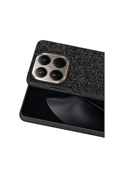 Onegif Xiaomi Mi 15t Pro Bright Simli Kapak - Siyah -