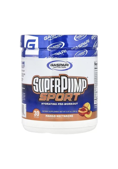 Superpump Sport, Hydrating Pre-workout, Mango Nectarine, 8.47 Oz 240 G Usa