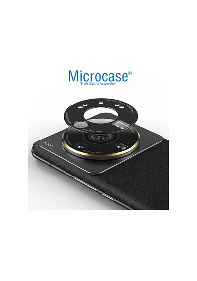 Xiaomi 12S Ultra Kamera Lens Halkası Kapalı Tasarım Siyah
