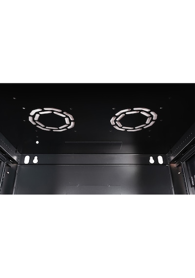 Lande - 4u 19" Duvar Tipi Rack Kabinet Genişlik: 600 Mm Derinlik: 450 Mm Siyah