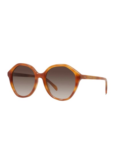 Celine Cl40201u 53f Kadın Güneş Gözlüğü - Oversize Açılı Form Açık Havana Kemik Çerçeveli Kahverengi Çok Renkli Celine Cl40201u 53f Kadın Güneş Gözlüğü - Oversize Açılı Form Açık Havana Kemik Çerçeveli Kahverengi Çok Renkli
