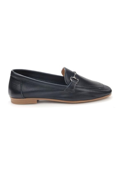 Pierre Cardin Pisagor Ps-04 Kadın Hakiki Deri Babet Ayakkabı Sıyah