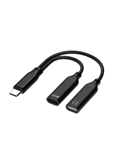 Forzacase Apple Uyumlu iPhone  15 16 Type-c + Şarj Kulaklık Çevirici 60w Fc1037