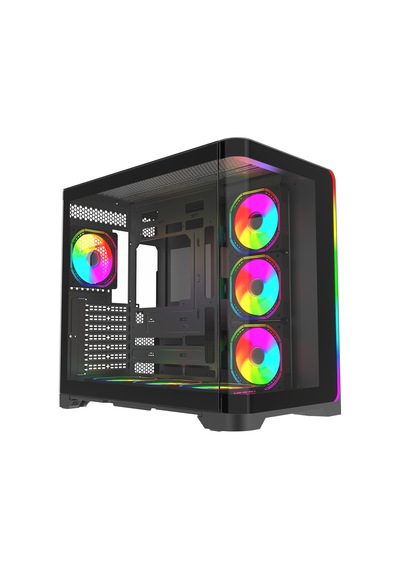 Quantum Stormforge 7x120mm Argb Gaming Pc Kasası