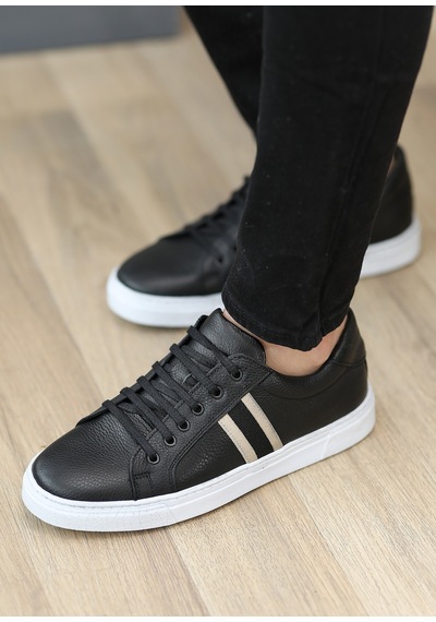 Hakiki Deri Günlük Rahat Erkek Sneaker Ayakkabı Grov8893 001