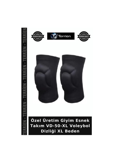 Özel Üretim Giyim Esnek Takım Vd-50-xl Voleybol Dizliği Xl Beden Çok Renkli