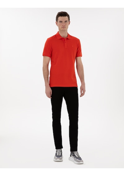 Pierre Cardin Erkek Kırmızı Tişört Basic 50302561-vr030 Kırmızı