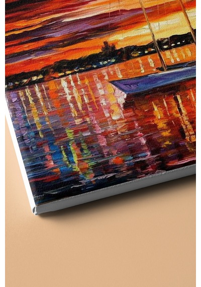 Webstyle Sayılarla Boyama Seti Kasnaklı Sakin Günbatımı 50 X 65 Cm