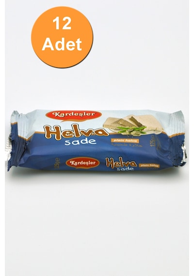 Kardeşler Sade Tahin Helva 12 x 125 G
