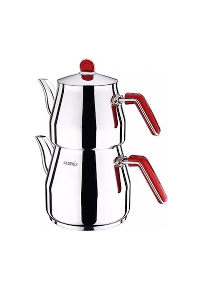 Akdeniz Jumbo Boy Çaydanlık 304 Süzgeçli 5.25 Lt Akd-112