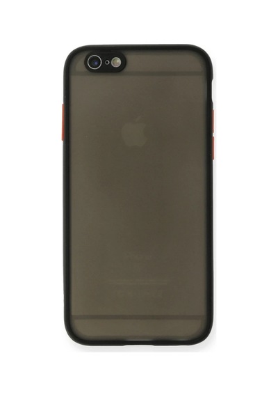 Apple İphone 6 Kılıf Montreal Silikon Kapak - Siyah