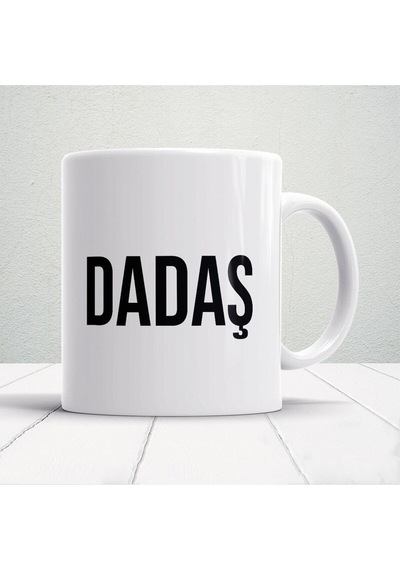 Dadaş Baskılı Kupa Bardak Beyaz