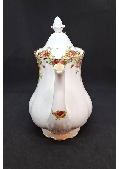 Old Country Roses Bone China Büyük Boy Porselen Fincan Sunum Ürünü 1.7 L Kırmızı