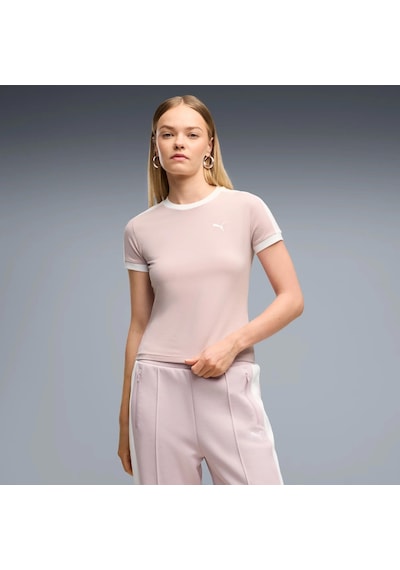 Puma T7 Tee Kadın Pembe Tişört 632129-49