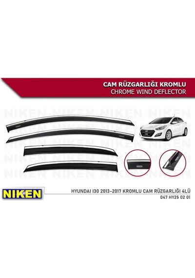 Hyundai İ30 Kromlu Cam Rüzgarlığı Niken 2013-2017