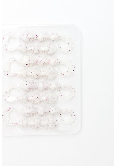 Fubelo Fubelorm 6 Cm Kokulu Silikon Balık 8 Pcs Pearl White Glow