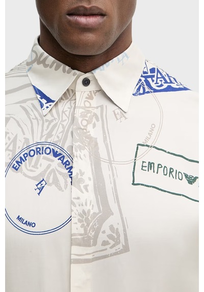 Emporio Armani Erkek Gömlek Em005762 Af13285 Fz033 Bej Bej