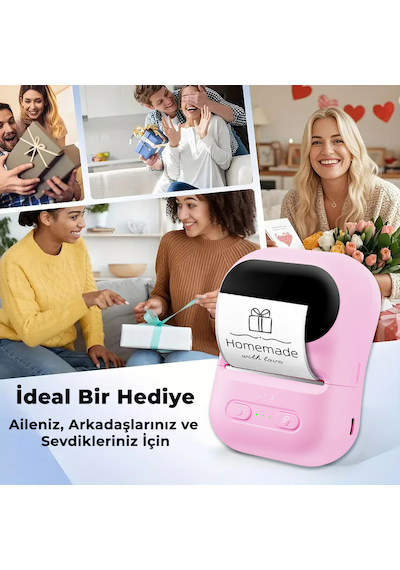 İdragon Taşınabilir Termal Barkod Ve Etiket Yazıcı - Android Ve Apple iOS Uyumlu