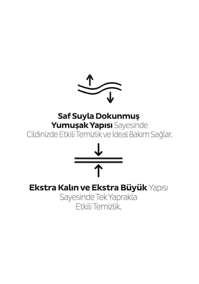 Sleepy Xl Beyaz Sabun Bebek Vücut Temizleme Havlusu 3 x 50 150 Yaprak