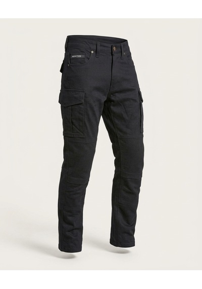 Durt Lostfrontier Braavo Aa Armourlite Denim Motosiklet Pantolonu Siyah