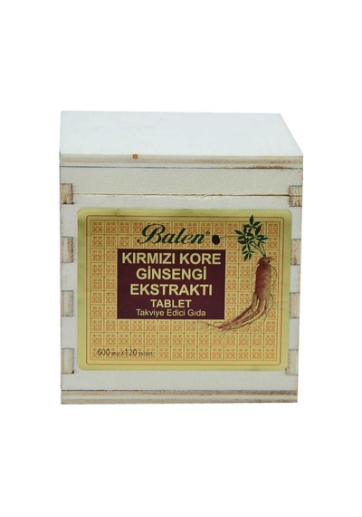 Kırmızı Kore Ginsengi Ekstraktı 120 Tablet