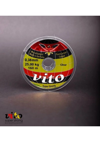 Vito Süper Strong Monoflament Şeffaf Misina 160 Metre 0,38mm - Standart