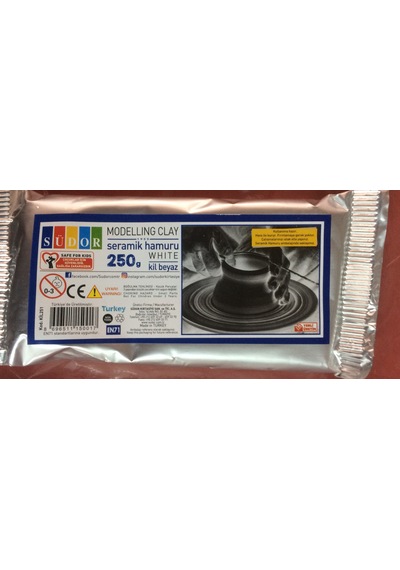 Südor Seramik Hamur 250 Gr Beyaz Kil Hamuru
