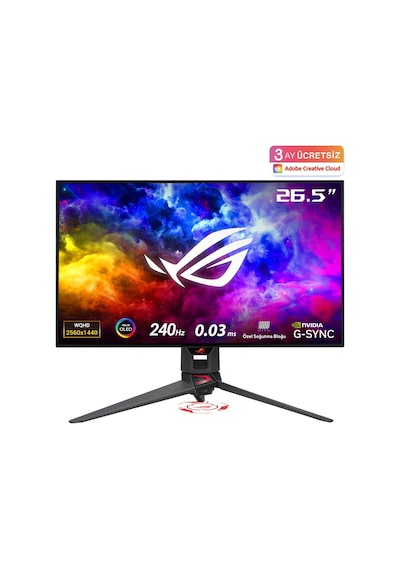 Asus ROG SWIFT PG27AQDM 26.5" 240Hz OLED WQHD Gaming Monitör