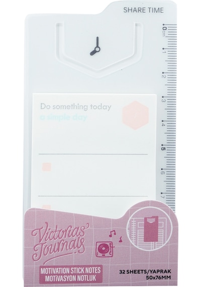 Victorias Journals Bugün Bir Şeyler Yap Post-it 50x76 Mm 32 Yaprak