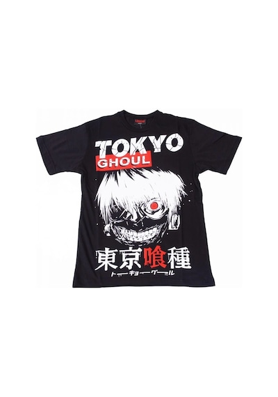 Tokyo Ghoul Tişört Siyah Çok Renkli