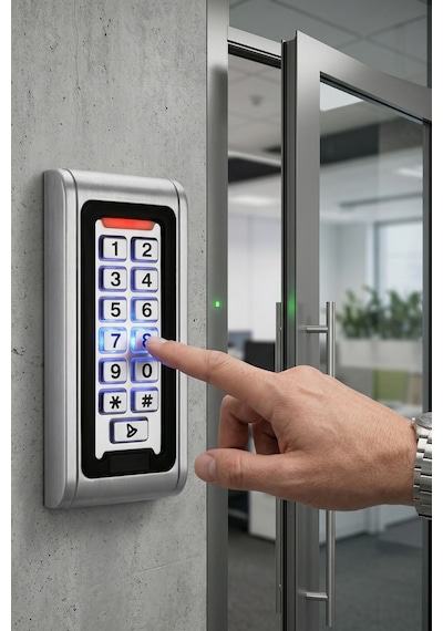 P110 Kartlı Şifreli Geçiş Sistemi Ip68 Su Geçirmez Anti-vandal Kapı Turnike Proximity Okuyucu