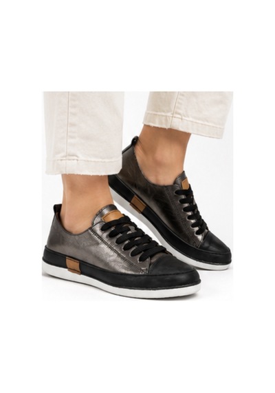 N Napa Shoe Np.8260.platin Deri Napa Shoe Kadın Hakiki Deri Comfort Sneaker Günlük Bağcıklı Casual Ayakkabı
