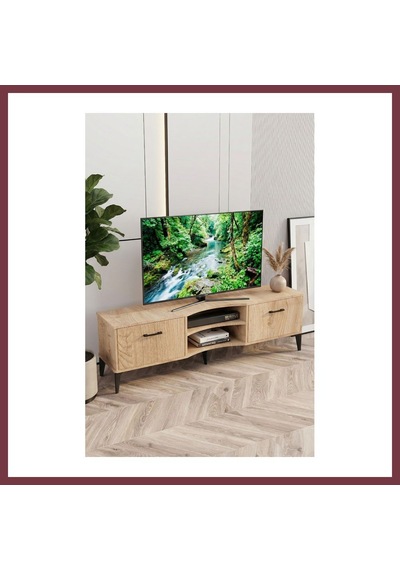 Storeşahin Vera Tv Sehpası Suntalam Bej 160x35 Shn0720