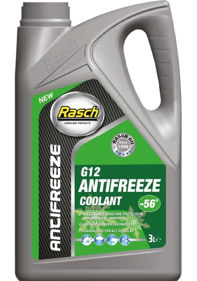 Rasch G12 Organik Radyatör Antifriz Yeşil -56 - 3 Lt.