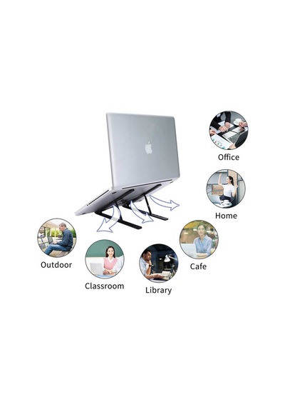Zore F1 Ayarlanabilir Tablet Laptop Standı Gümüş