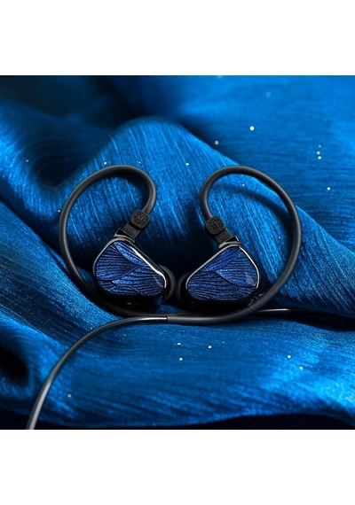 X Crinacle Zero: Blue2 Çift Dinamik Sürücülü Kulak İçi Kulaklık, Çıkarılabilir Kablo 3,5 Mm + Mikrofon Kablosu